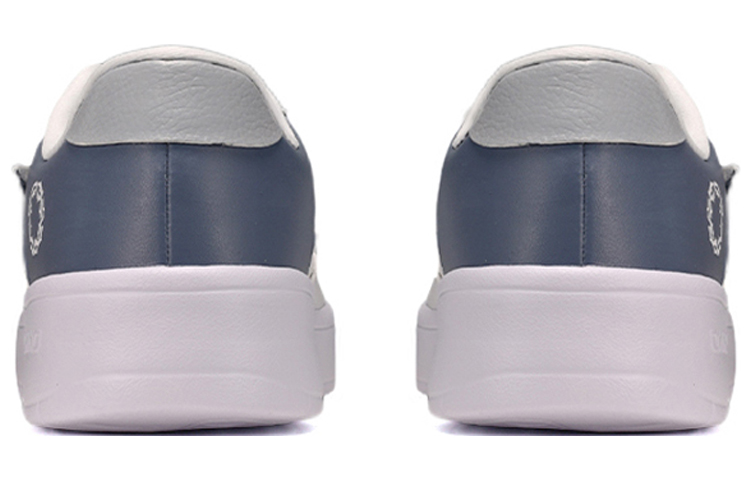 Shop 【定制球鞋】LiNing李寧 荊棘花紋 拼色 低幫 板鞋 男款 灰藍