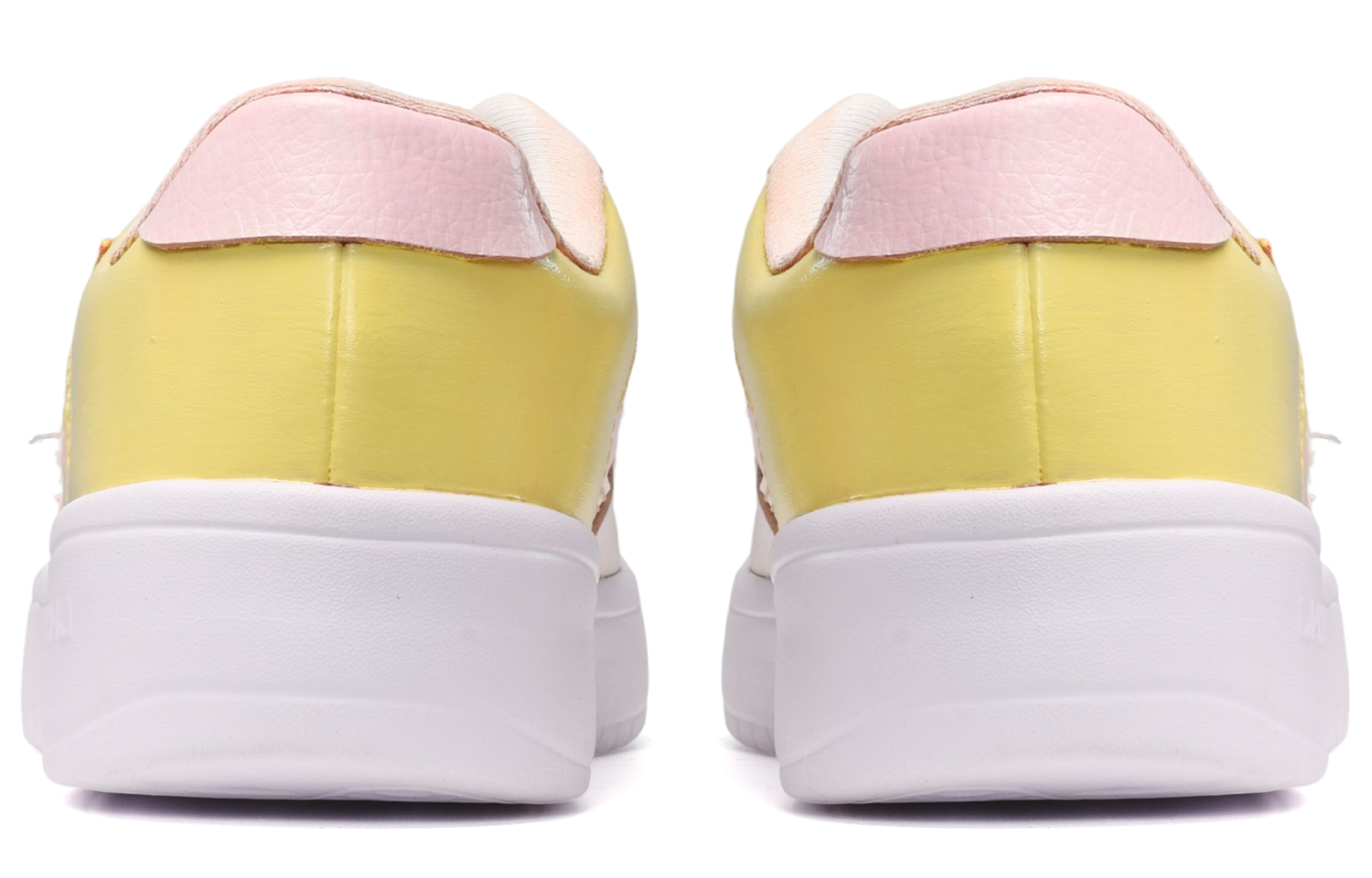 Shop 리닝 커스텀 로우탑 '옐로우 핑크 로맨스' (Li-Ning Custom Low-top 'Yellow Pink Romance') AGCQ455-2(TeamE-男款粉色浪漫黄粉)