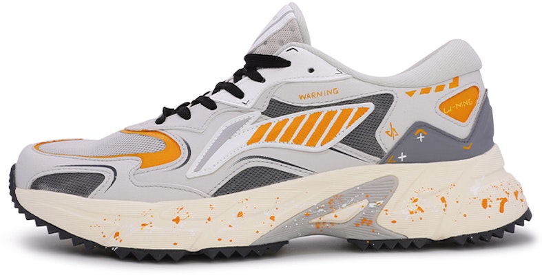 李寧カスタムシューズ「サイバーパンク・グラフィティ」オレンジ/グレー ARLR003-4(TeamM-男款线条橙灰) Buy 李寧カスタムシューズ「サイバーパンク・グラフィティ」オレンジ/グレー ARLR003-4(TeamM-男款线条橙灰)