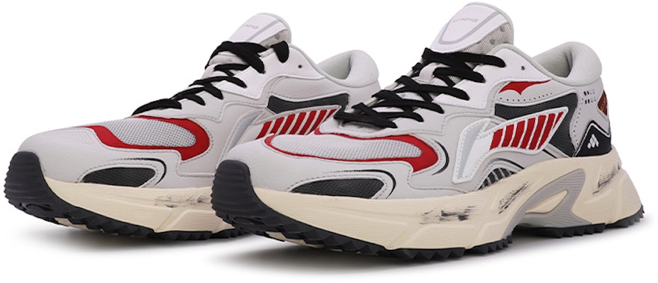 리닝 로우탑 러닝 '하치조지마 코랄 사이버펑크' (커스텀) ARLR003-4(TeamM-男款八重山珊瑚红灰) Lookbook 리닝 로우탑 러닝 '하치조지마 코랄 사이버펑크' (커스텀) ARLR003-4(TeamM-男款八重山珊瑚红灰)