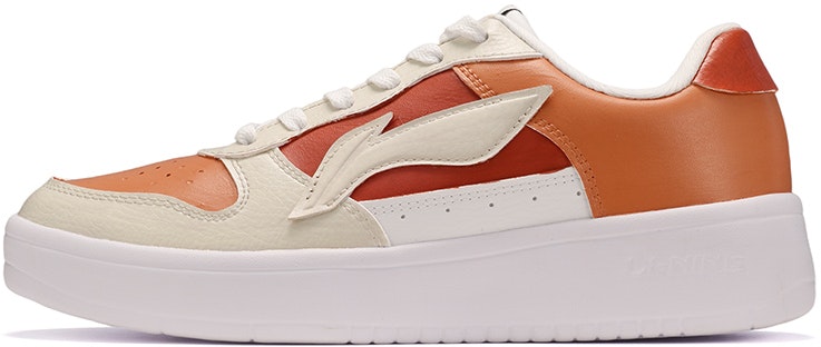 custom-shoes-li-ning-low-top-sneakers-orange-red-white
