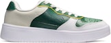 Order 리닝 커스텀 로우 '블랙 화이트 그린' (Li-Ning Custom Low 'Black White Green') AGCQ455-2(TeamE-男款云纹黑白绿)