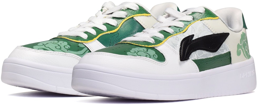 리닝 커스텀 로우 '블랙 화이트 그린' (Li-Ning Custom Low 'Black White Green') AGCQ455-2(TeamE-男款云纹黑白绿) Lookbook 리닝 커스텀 로우 '블랙 화이트 그린' (Li-Ning Custom Low 'Black White Green') AGCQ455-2(TeamE-男款云纹黑白绿)