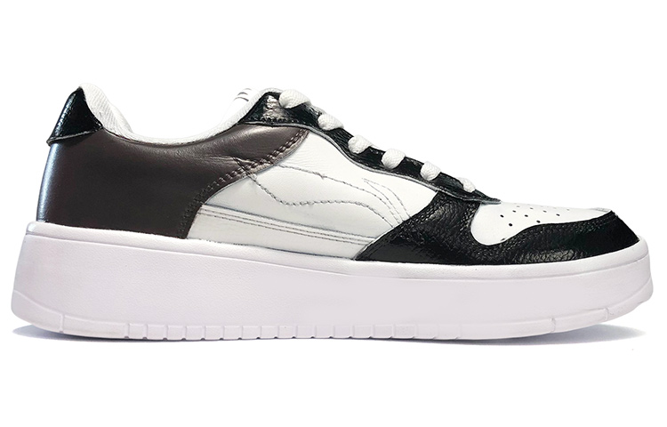 Order [Sepatu Kustom] Li-Ning Low 'Cherry Patch Hitam Putih Coklat' AGCQ455-2(TeamE-男款樱桃皮贴黑白棕)