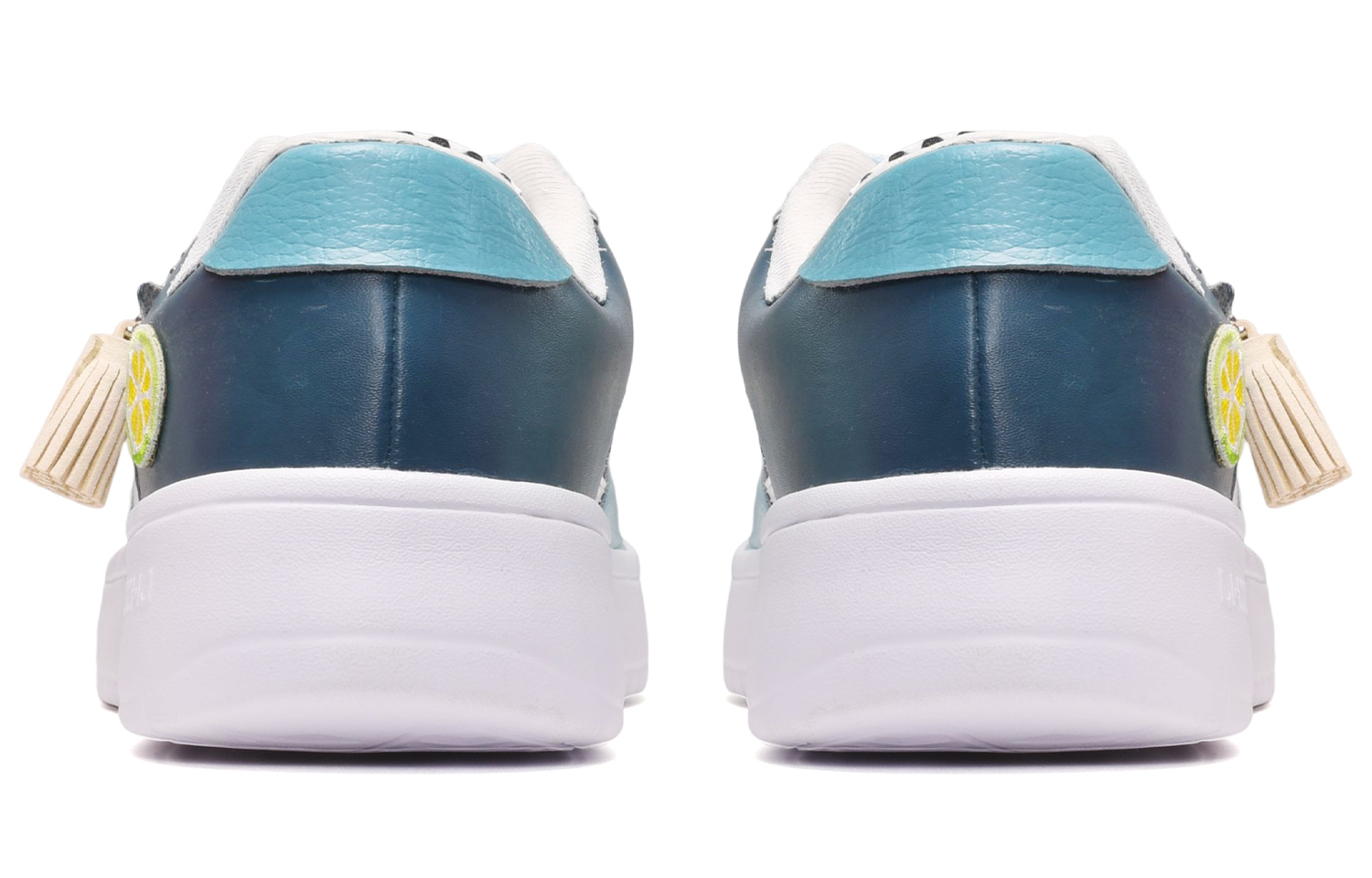 Shop [Kasut Custom] Li-Ning Low 'Garam Laut Lemon Biru Putih' AGCQ455-2(TeamE-男款海盐柠檬蓝白)