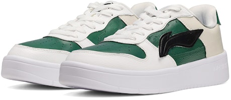 【定製球鞋】 LiNing李寧 綠色心情 低幫 板鞋 男款 白黑綠 Lookbook 【定製球鞋】 LiNing李寧 綠色心情 低幫 板鞋 男款 白黑綠