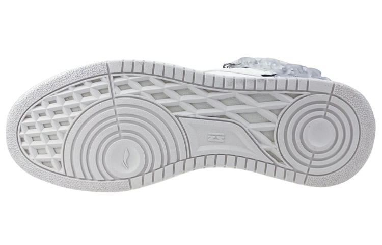 Sizing Zapatillas Li-Ning 'Gift Box Graffiti Chain Gris Blanco' - Bajas AGCR317-2(Team叁-男款复古灰白S-BOX)