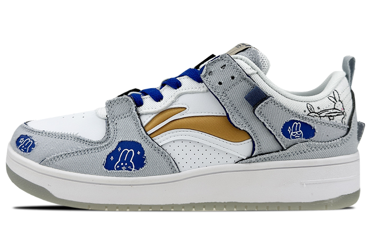 Buy 李寧カスタムローカット「白/グレー」 AGCR313-5(Team叁-男款撕撕乐兔子QD)