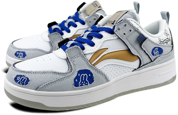 李寧カスタムローカット「白/グレー」 AGCR313-5(Team叁-男款撕撕乐兔子QD) Lookbook 李寧カスタムローカット「白/グレー」 AGCR313-5(Team叁-男款撕撕乐兔子QD)