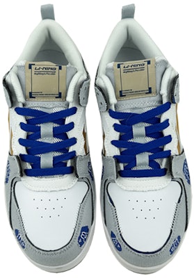 李寧カスタムローカット「白/グレー」 AGCR313-5(Team叁-男款撕撕乐兔子QD) Shop 李寧カスタムローカット「白/グレー」 AGCR313-5(Team叁-男款撕撕乐兔子QD)