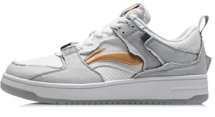 李寧カスタムローカット「白/グレー」 AGCR313-5(Team叁-男款撕撕乐兔子QD) Sizing 李寧カスタムローカット「白/グレー」 AGCR313-5(Team叁-男款撕撕乐兔子QD)