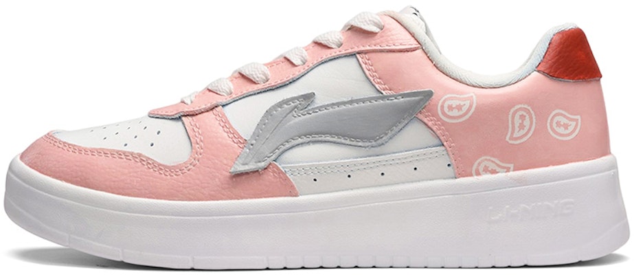 리닝 커스텀 로우탑 '화이트 핑크' (Li-Ning Custom Low-top 'White Pink') AGCQ455-2(TeamE-男款粉色腰果花灰粉白) Buy 리닝 커스텀 로우탑 '화이트 핑크' (Li-Ning Custom Low-top 'White Pink') AGCQ455-2(TeamE-男款粉色腰果花灰粉白)