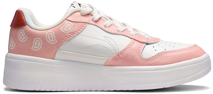 리닝 커스텀 로우탑 '화이트 핑크' (Li-Ning Custom Low-top 'White Pink') AGCQ455-2(TeamE-男款粉色腰果花灰粉白) Order 리닝 커스텀 로우탑 '화이트 핑크' (Li-Ning Custom Low-top 'White Pink') AGCQ455-2(TeamE-男款粉色腰果花灰粉白)