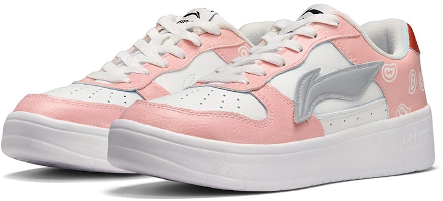 리닝 커스텀 로우탑 '화이트 핑크' (Li-Ning Custom Low-top 'White Pink') AGCQ455-2(TeamE-男款粉色腰果花灰粉白) Lookbook 리닝 커스텀 로우탑 '화이트 핑크' (Li-Ning Custom Low-top 'White Pink') AGCQ455-2(TeamE-男款粉色腰果花灰粉白)