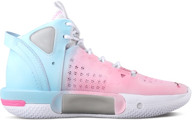 【訂製球鞋】 LiNing李寧 幻影4 ?科技 中國潮風 櫻花 漸變 防滑減震耐磨 中筒 真戰籃球鞋 男款 粉藍 Order 【訂製球鞋】 LiNing李寧 幻影4 ?科技 中國潮風 櫻花 漸變 防滑減震耐磨 中筒 真戰籃球鞋 男款 粉藍