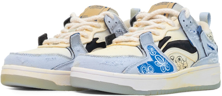 리닝 프로 '해바라기 그래피티' (커스텀 슈즈) AGCR313-5(Teamfour-男款李宁撕撕乐白灰) Lookbook 리닝 프로 '해바라기 그래피티' (커스텀 슈즈) AGCR313-5(Teamfour-男款李宁撕撕乐白灰)