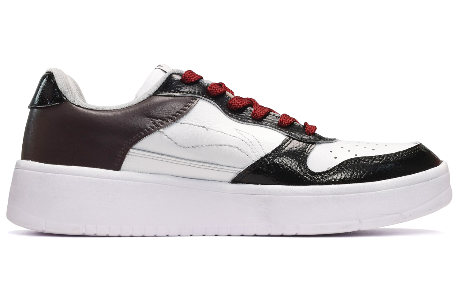 Order [Sepatu Kustom] Li-Ning Retro 'Hitam Merah Coklat' AGCQ455-2(TeamE-男款万事胜意黑红棕)