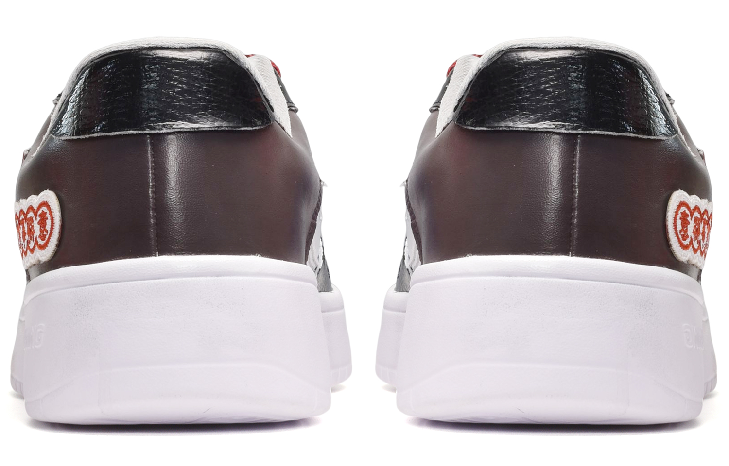 Shop [Sepatu Kustom] Li-Ning Retro 'Hitam Merah Coklat' AGCQ455-2(TeamE-男款万事胜意黑红棕)