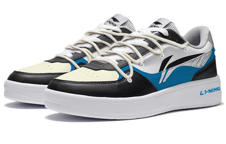 Lookbook 李寧レトロ「解体フラッシュ青ストラップ」 (Rīningu Retoro "Kaitai Furasshu Ao Sutorappu") AGCR197-6(TeamY-男款复古闪电蓝)