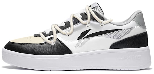 【定制球鞋】 LiNing李寧 復古做舊 經典潮流 解構綁帶 經典百搭 輕便透氣 低帮 板鞋 男款 黑米灰 Buy 【定制球鞋】 LiNing李寧 復古做舊 經典潮流 解構綁帶 經典百搭 輕便透氣 低帮 板鞋 男款 黑米灰