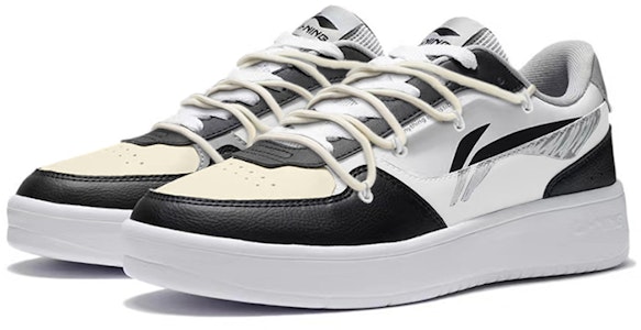 【定制球鞋】 LiNing李寧 復古做舊 經典潮流 解構綁帶 經典百搭 輕便透氣 低帮 板鞋 男款 黑米灰 Lookbook 【定制球鞋】 LiNing李寧 復古做舊 經典潮流 解構綁帶 經典百搭 輕便透氣 低帮 板鞋 男款 黑米灰