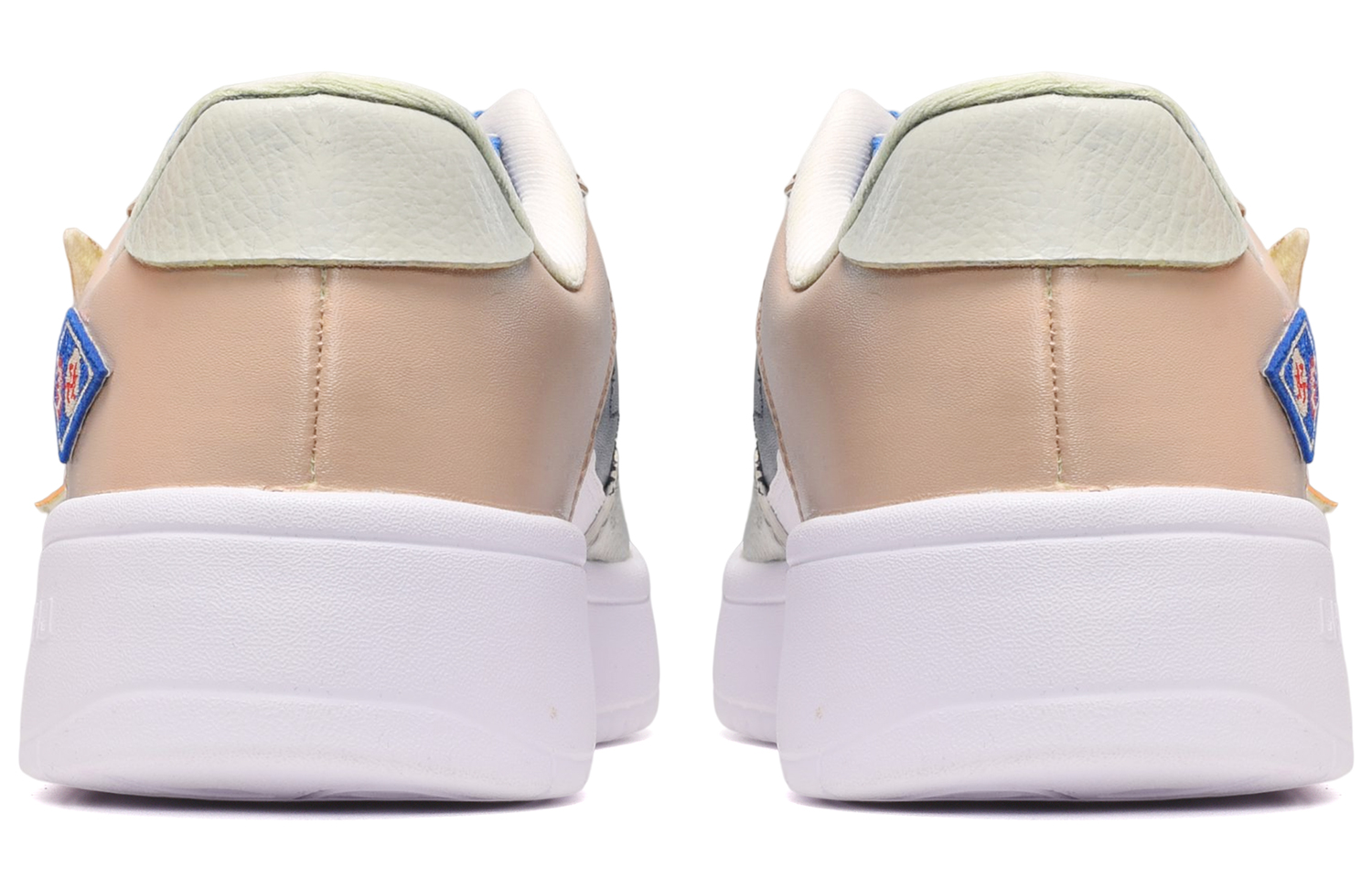 Shop [Kasut Custom] Li-Ning Retro 'Kuning Hijau Biru' AGCQ455-2(TeamE-男款好运黄绿蓝)