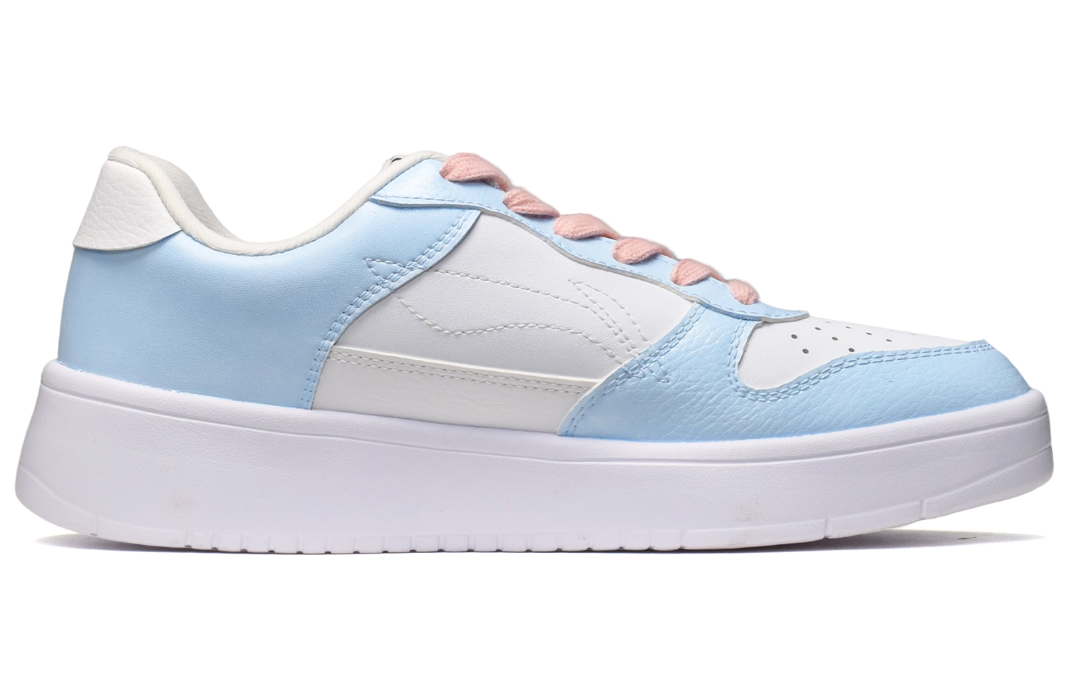 Order [Sepatu Kustom] Li-Ning Retro High Street 'Plaid Heart Pink Putih Biru' AGCQ455-2(TeamE-男款格纹爱心粉白蓝)