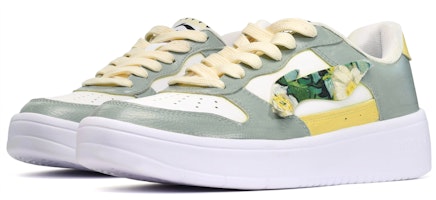 【定制鞋款】李宁复古低帮 '油画帆布黄白灰' AGCQ455-2(TeamE-男款油画布贴黄白灰) Lookbook 【定制鞋款】李宁复古低帮 '油画帆布黄白灰' AGCQ455-2(TeamE-男款油画布贴黄白灰)