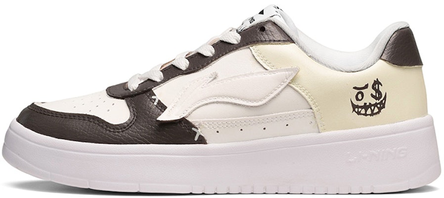 Zapatillas Li-Ning Retro "Graffiti Sonrisa" Blanca/Marrón AGCQ455-2(TeamE-男款鬼脸涂鸦白棕) Buy Zapatillas Li-Ning Retro "Graffiti Sonrisa" Blanca/Marrón AGCQ455-2(TeamE-男款鬼脸涂鸦白棕)