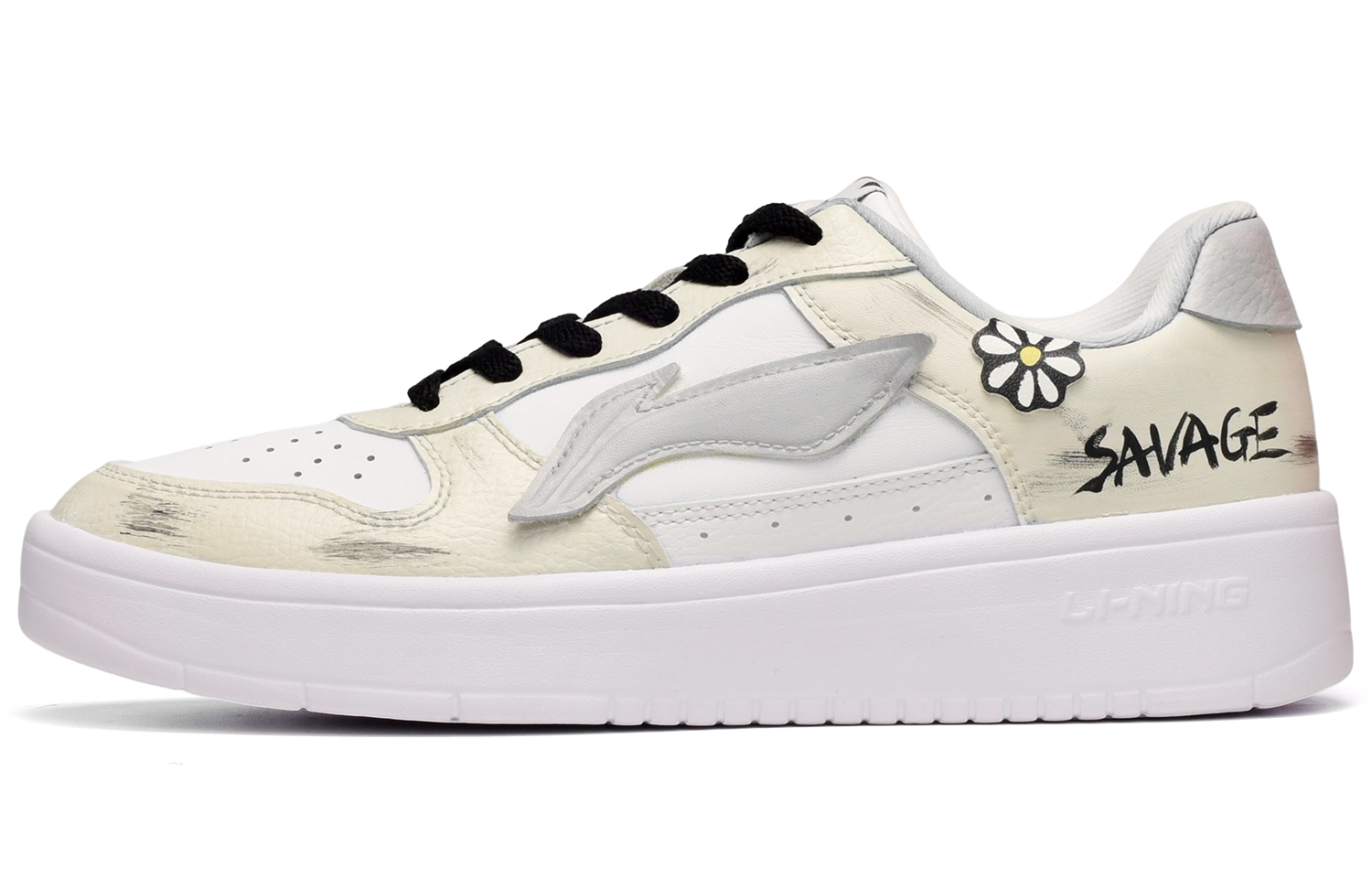 [Custom Shoes] Li-Ning Savage Low 'Daisy Yellow-Grey'