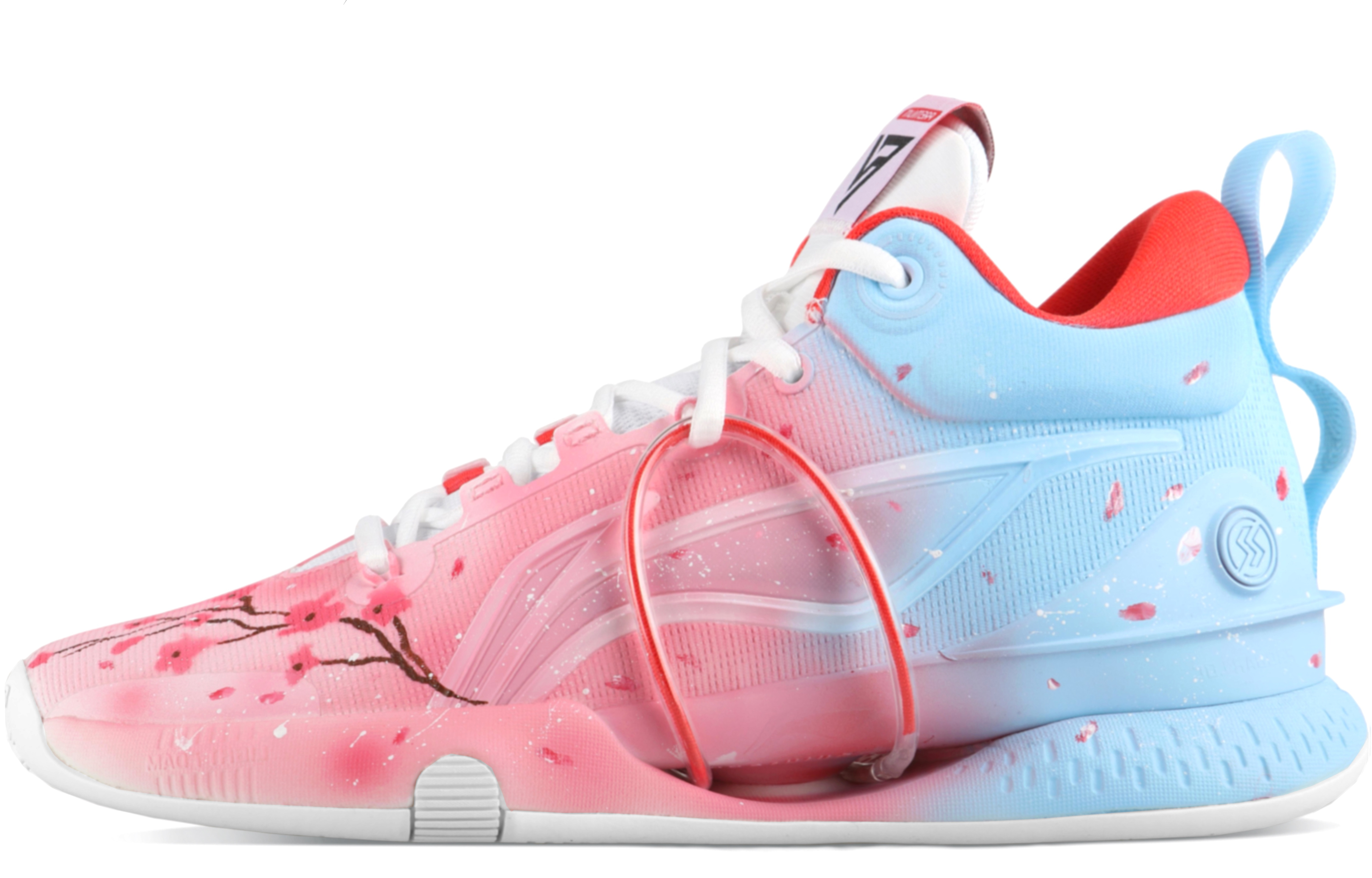 [Custom Shoes] Li-Ning Shadow 8 'Sakura Pink-Blue Gradient'