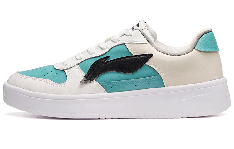 Buy [定制鞋] 李宁滑板鞋 '黑色-蓝色-米色' AGCQ455-2(TeamE-男款蓝色天空黑蓝米)