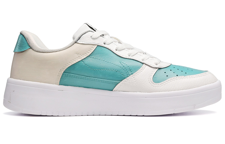 Order [定制鞋] 李宁滑板鞋 '黑色-蓝色-米色' AGCQ455-2(TeamE-男款蓝色天空黑蓝米)