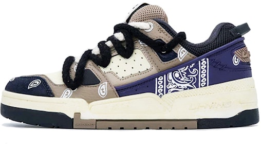 李寧スケシューLow 解構ブラックブラウンパープル AGCR297-4(Team肆-男款喷绘腰果花做旧解构) Buy 李寧スケシューLow 解構ブラックブラウンパープル AGCR297-4(Team肆-男款喷绘腰果花做旧解构)