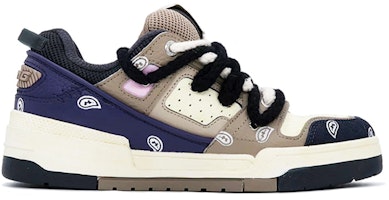 리닝 스케이트 로우 '블랙 브라운 퍼플 디컨' (커스텀) AGCR297-4(Team肆-男款喷绘腰果花做旧解构) Order 리닝 스케이트 로우 '블랙 브라운 퍼플 디컨' (커스텀) AGCR297-4(Team肆-男款喷绘腰果花做旧解构)