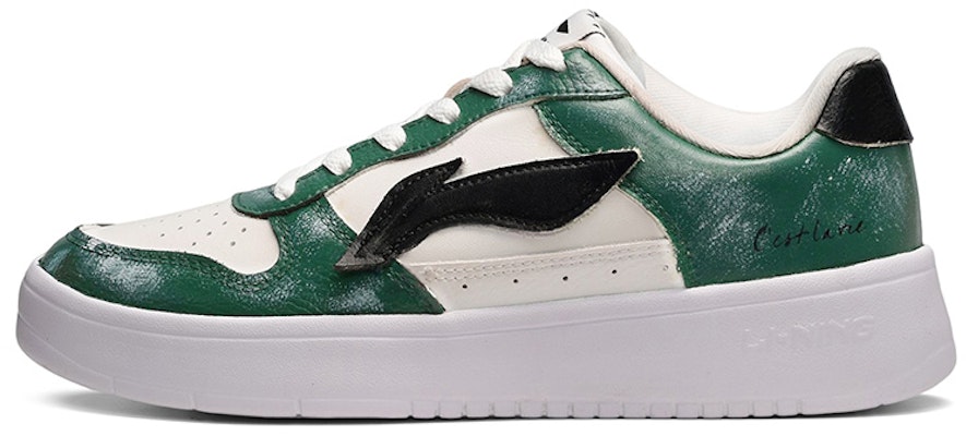 【定制球鞋】 LiNing李寧 綠色海洋 低幫 板鞋 男款 白綠 Buy 【定制球鞋】 LiNing李寧 綠色海洋 低幫 板鞋 男款 白綠