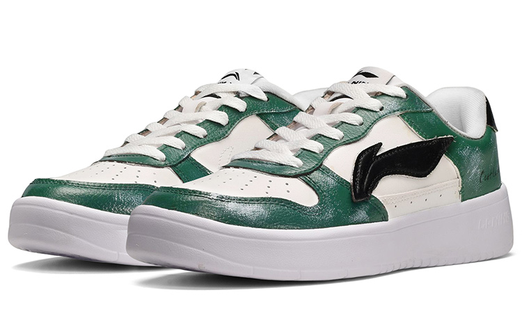Lookbook 【定制球鞋】 LiNing李寧 綠色海洋 低幫 板鞋 男款 白綠