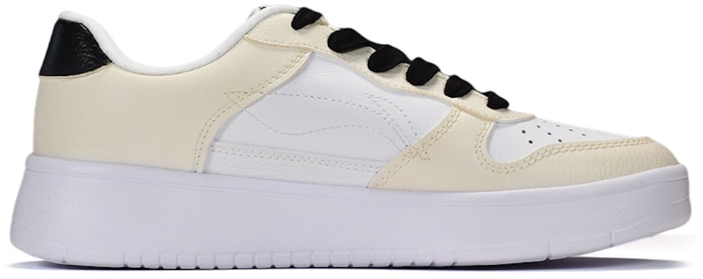 【定制球鞋】 LiNing李寧 做舊 笑臉 布貼 耐磨 低幫 板鞋 男款 米黃 Order 【定制球鞋】 LiNing李寧 做舊 笑臉 布貼 耐磨 低幫 板鞋 男款 米黃