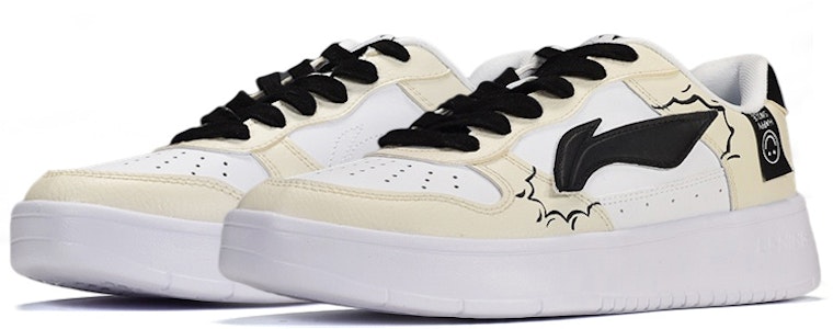 리닝 스케이트 스니커즈 로우 '스마일 패치 베이지' (67 characters) AGCQ455-2(TeamE-男款笑脸布贴米黄) Lookbook 리닝 스케이트 스니커즈 로우 '스마일 패치 베이지' (67 characters) AGCQ455-2(TeamE-男款笑脸布贴米黄)