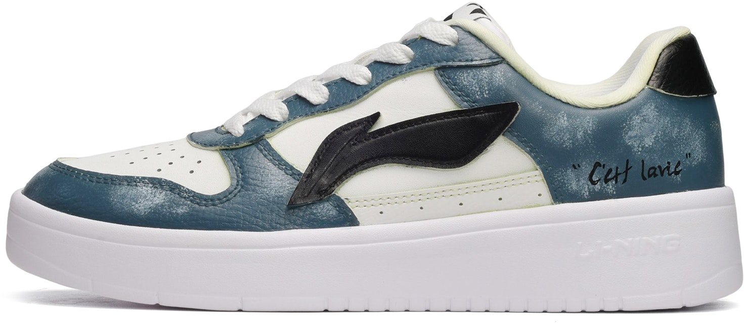 custom-shoes-li-ning-sneaker-low-black-sky