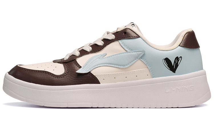 Buy 李寧カスタムスニーカー ロー "ブラウンブルーベージュ" AGCQ455-2(TeamE-男款怦然心动棕蓝)