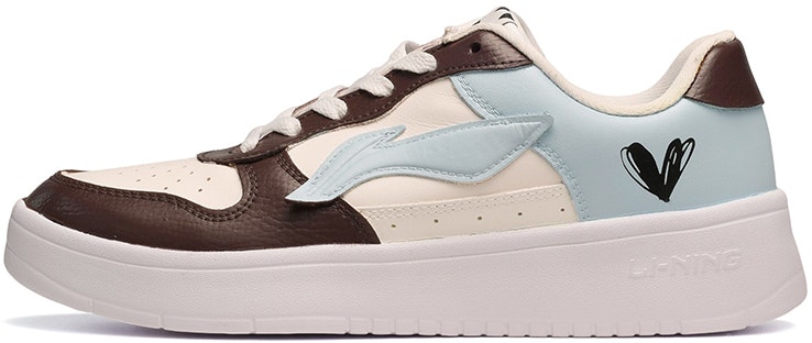 custom-shoes-li-ning-sneaker-low-brown-blue-beige