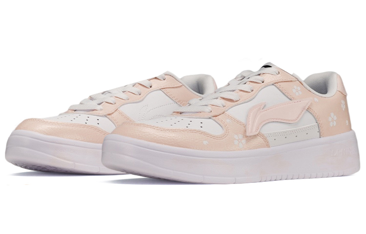 Shop [Kasut Custom] Li-Ning Sneaker Low 'Krim Sakura' AGCQ455-2(TeamE-男款奶油樱花浅粉)