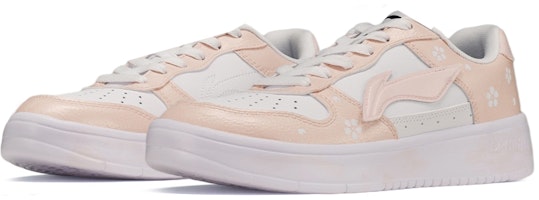 【定制球鞋】 LiNing李寧 奶油 櫻花 低幫 板鞋 男款 淺粉 Shop 【定制球鞋】 LiNing李寧 奶油 櫻花 低幫 板鞋 男款 淺粉