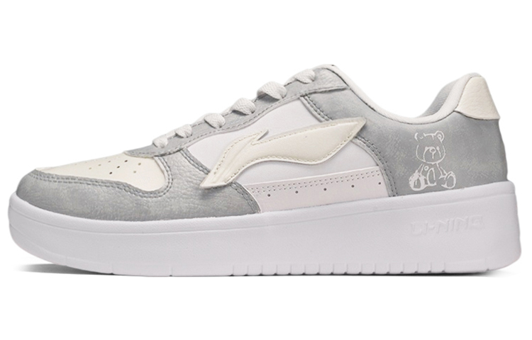 Buy 李寧カスタムスニーカー「クマちゃんライトグレー」 AGCQ455-2(TeamE-男款小熊浸染灰)