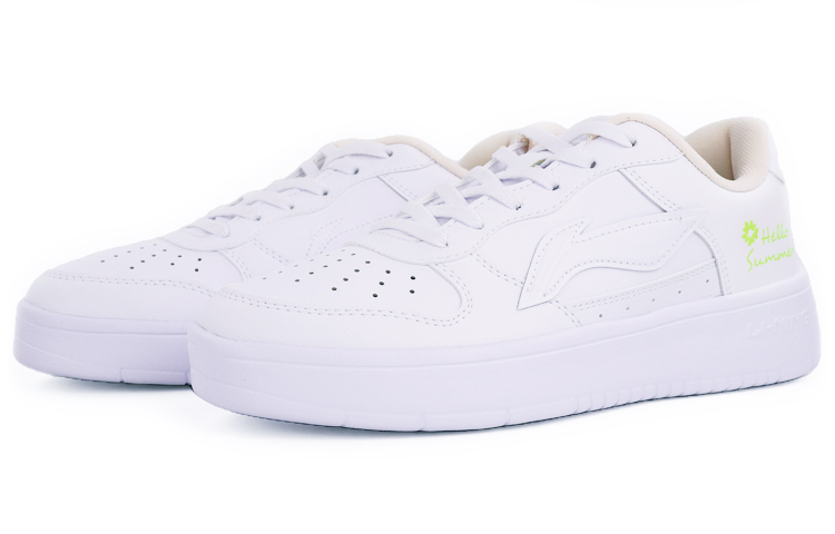 Lookbook [Kasut Custom] Li-Ning Sneaker Low 'Hello Summer Graffiti' AGCQ455-2(TeamTen-男款清凉一夏白绿)