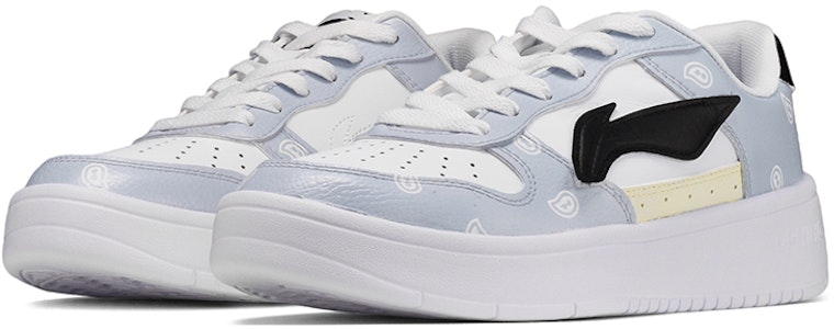 カスタムシューズ 李寧 スニーカー ロー "グレーホワイト" AGCQ455-2(TeamE-男款腰果花灰白) Lookbook カスタムシューズ 李寧 スニーカー ロー "グレーホワイト" AGCQ455-2(TeamE-男款腰果花灰白)