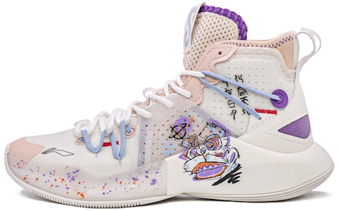 리닝 소닉 8 '잠깨는 사자 낙서' 커스텀 슈즈 ABAQ107-3(TeamM-男款醒狮涂鸦白粉) Buy 리닝 소닉 8 '잠깨는 사자 낙서' 커스텀 슈즈 ABAQ107-3(TeamM-男款醒狮涂鸦白粉)