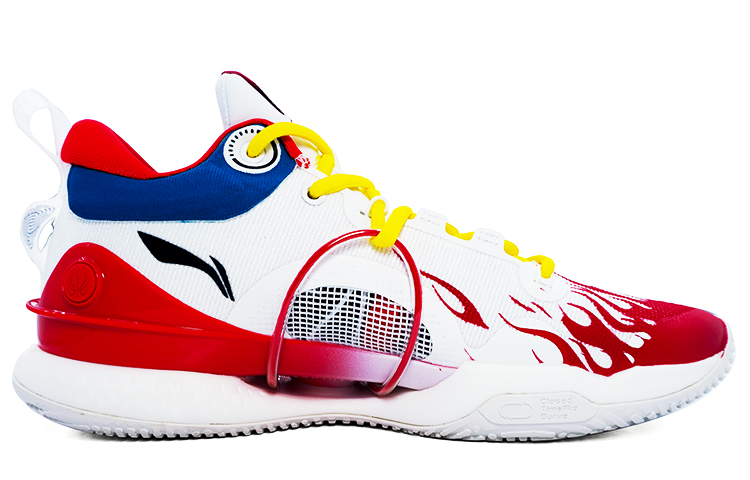 Order 리닝 스피드 8 프리미엄 '미나토 레드 화이트' (커스텀) ABAR071-1(team肆-四代目Q)