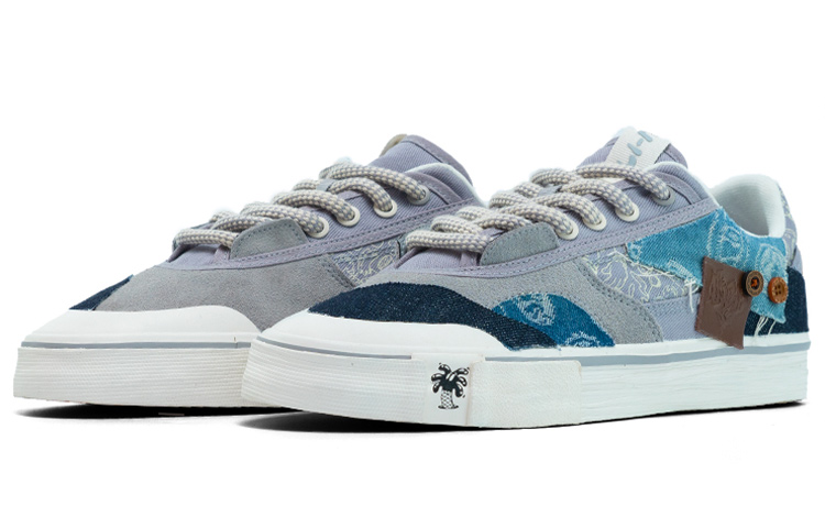 Lookbook 李寧 × Steven Harrington 50/50 「クリスタルデニム」 AECR105-2(Teamfour-男款牛仔贴布凝雪灰)